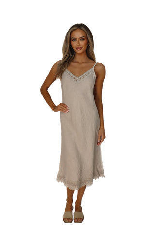 Goddess Linen Dress