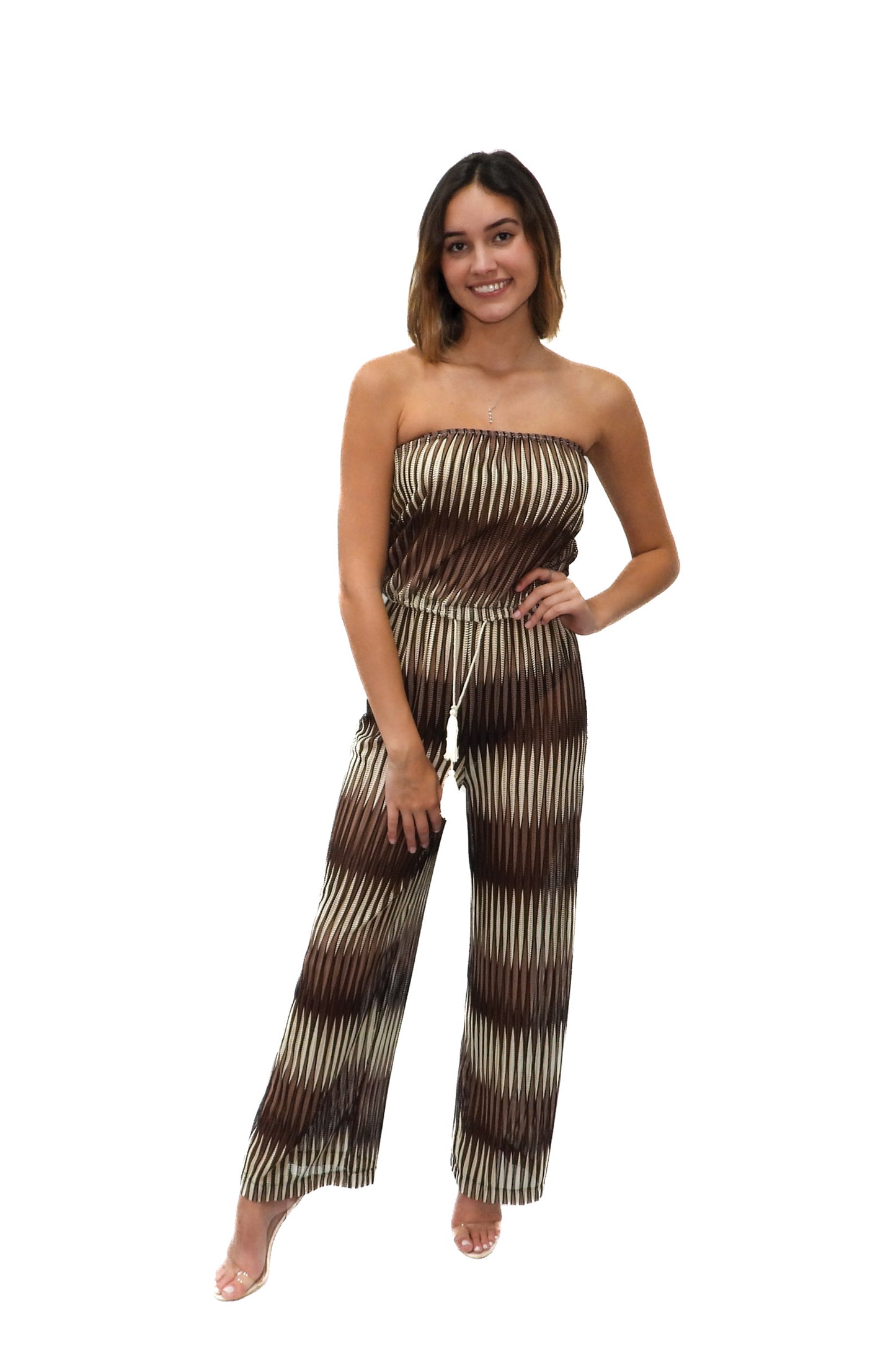 Two-Tone Sheer Jumper
