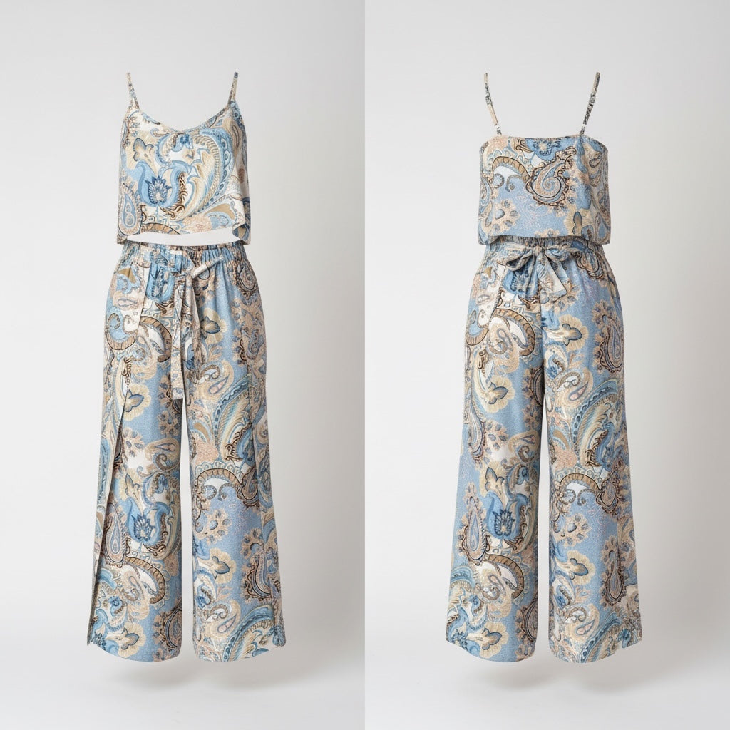 Two-Piece Set paisley vibe