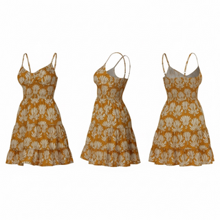 ocean breeze Print Mini Dress