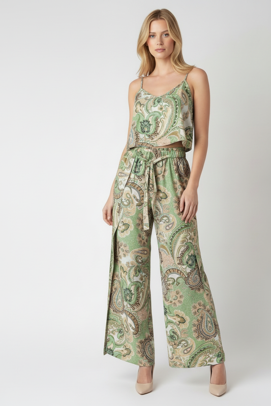 Paisley set green version 1