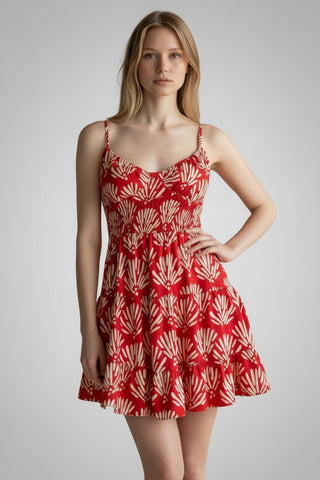 ocean breeze Print Mini Dress
