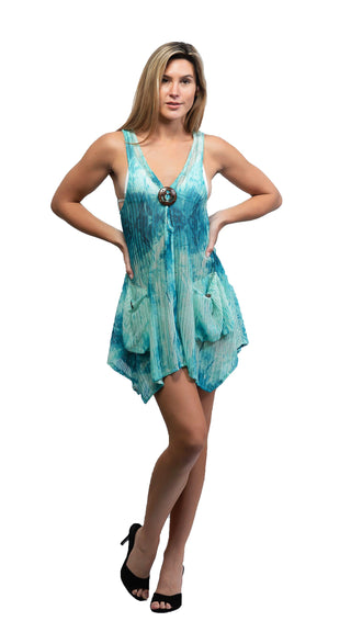 Slither Away Tie Dye Cover Up