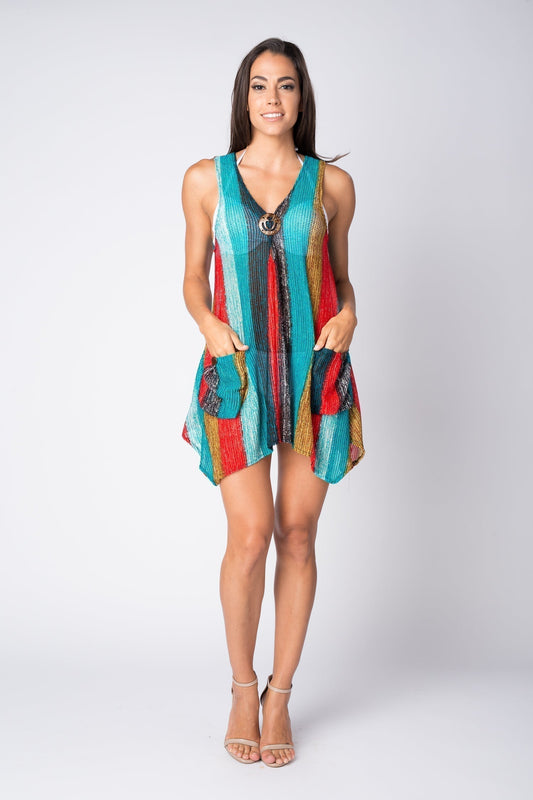 Slither Away Stripe Dress