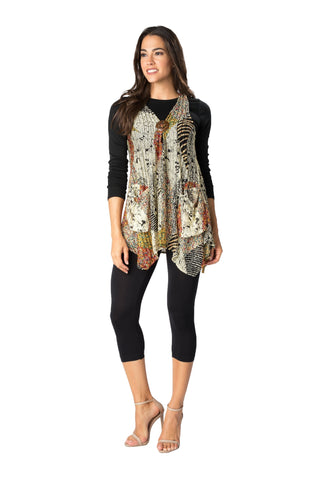Abstract Tunic With Pockets