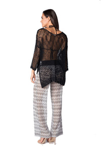 Mesh Knit Sweater