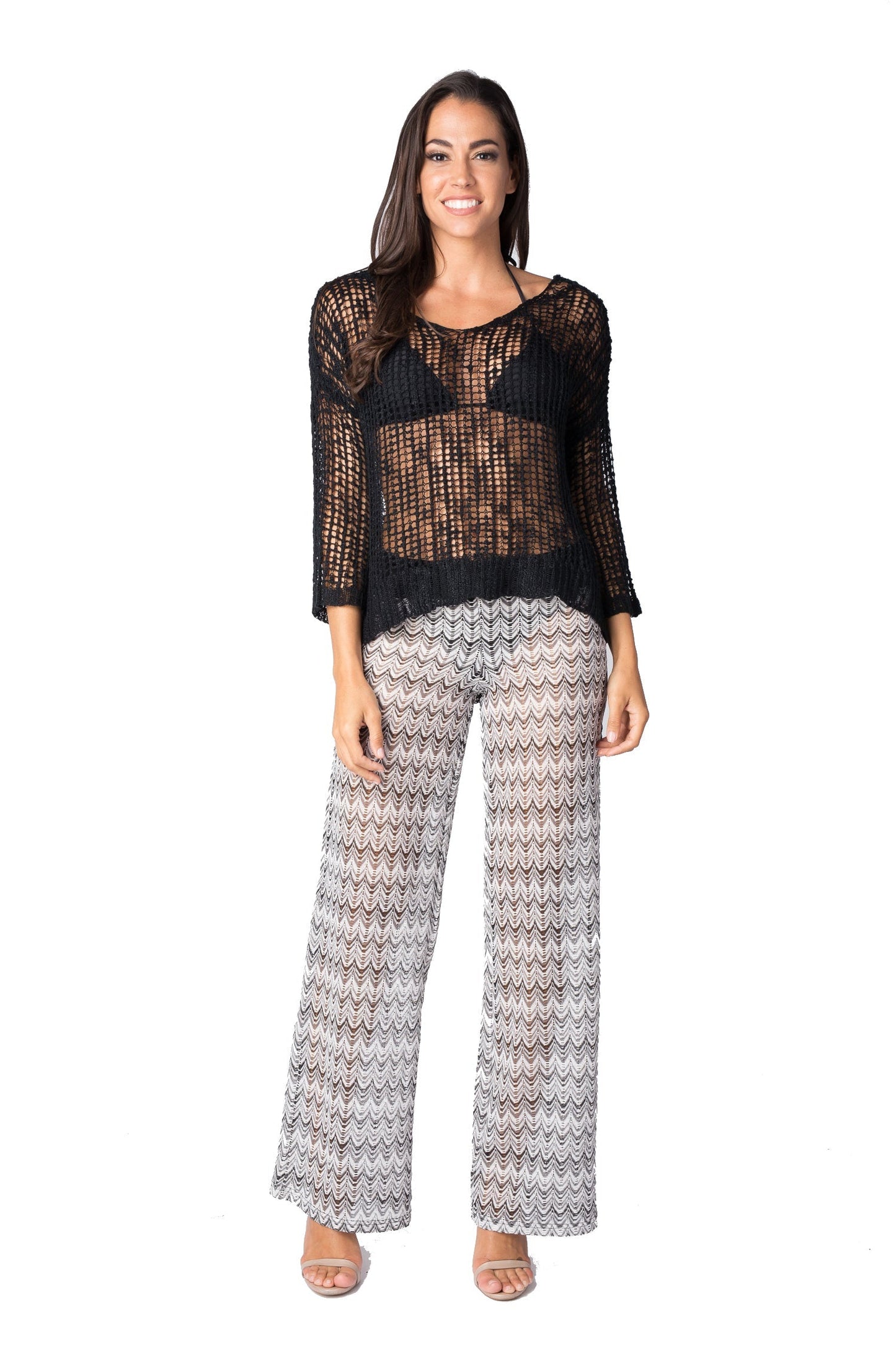 Mesh Knit Sweater